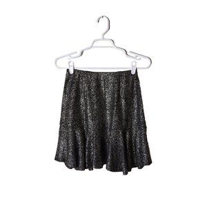 Necessary Objects Skirt Small Elastic Waist Holiday Sparkle Festival